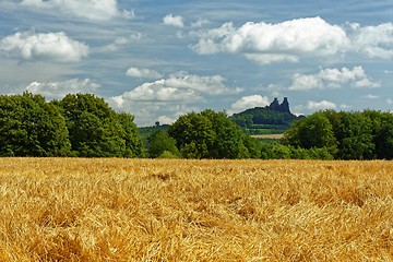 Image showing Ruins of medieval gothic castle Trosky