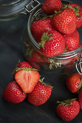 Image showing Fresh ripe strawberry