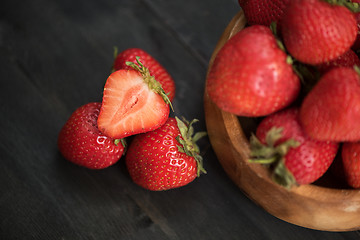 Image showing Fresh ripe strawberry