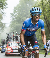 Image showing The Cyclist Janier Alexis Acevedo Calle Climbing Col du Platzerw