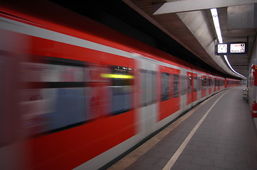 Image showing Red line