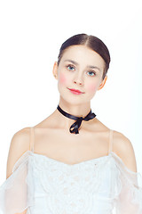 Image showing Romantic Beauty. Retro Style ballerina