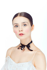 Image showing Romantic Beauty. Retro Style ballerina