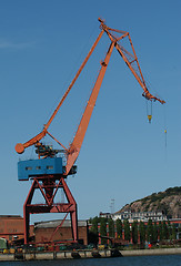 Image showing Harbour crane