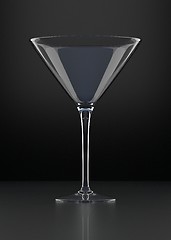 Image showing Empty Martini Glass