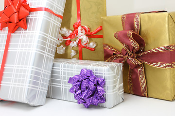 Image showing presents on white
