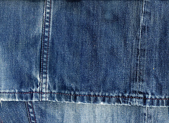 Image showing Jeans Fabric  Background