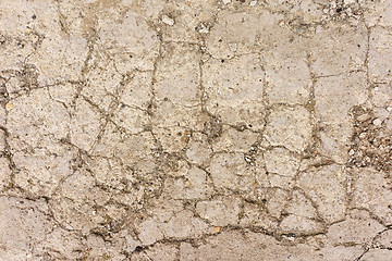 Image showing Cracked Cement Background