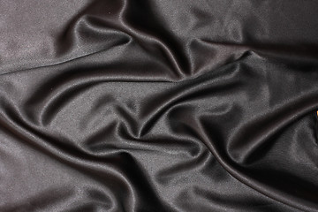 Image showing black satin