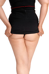 Image showing Woman showing her buttock.