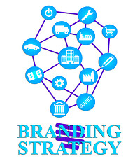 Image showing Branding Strategy Shows Branded Planning And Brands