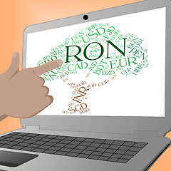 Image showing Ron Currency Means Forex Trading And Currencies