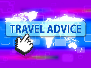 Image showing Travel Advice Shows Holidays Advisor And Touring