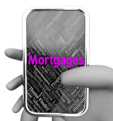 Image showing Mortgages Online Represents Home Loan And Buying