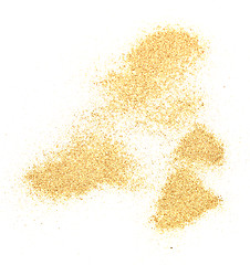 Image showing sand on white