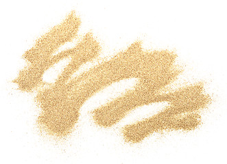 Image showing sand on white