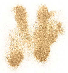 Image showing sand on white