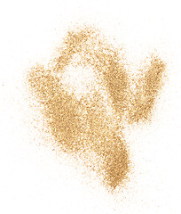 Image showing sand on white