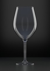 Image showing Empty Wine Glass