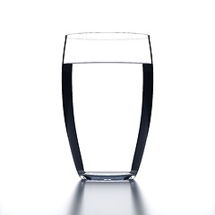 Image showing Water Glass on White