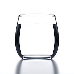 Image showing Water Glass on White