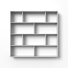 Image showing Blank shelves