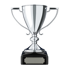 Image showing Silver trophy