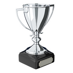 Image showing Silver trophy