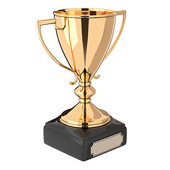 Image showing Golden trophy