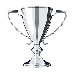 Image showing Silver trophy