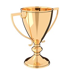 Image showing Golden trophy