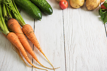 Image showing freshly grown raw vegetables