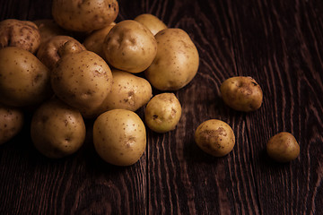 Image showing Freshly grown potato