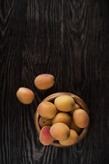 Image showing orange fresh apricots