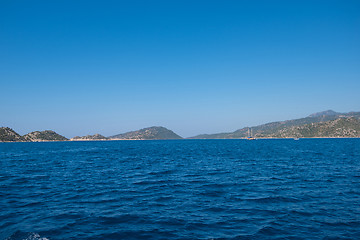 Image showing ancient city on the Kekova