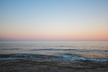 Image showing Alanya in the evening