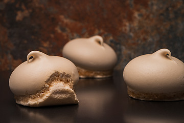 Image showing Three delicious meringue