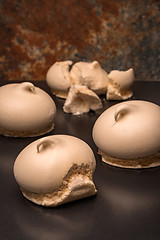 Image showing Three delicious meringue