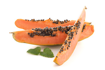 Image showing Fresh and tasty papaya