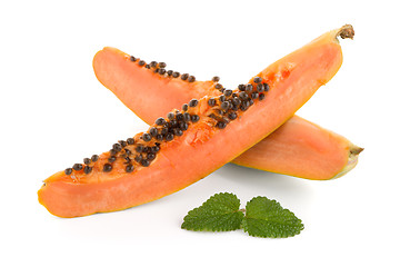 Image showing Fresh and tasty papaya