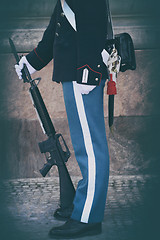 Image showing Danish Royal Life Guard in Copenhagen, Denmark