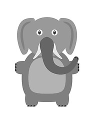 Image showing Funny elephant character
