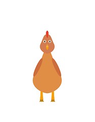 Image showing Funny chicken (hen) character