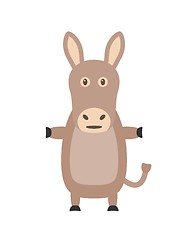 Image showing Funny donkey character