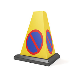 Image showing No parking cone