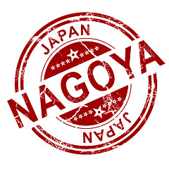 Image showing Red Nagoya stamp 