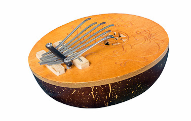 Image showing Kalimba On A White Background