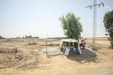 Image showing Stand with food in Tunisia