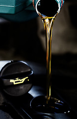 Image showing Fresh motor oil