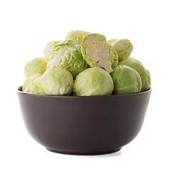 Image showing Fresh brussels sprouts